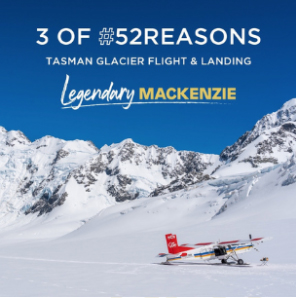Tasman Glacier Flight