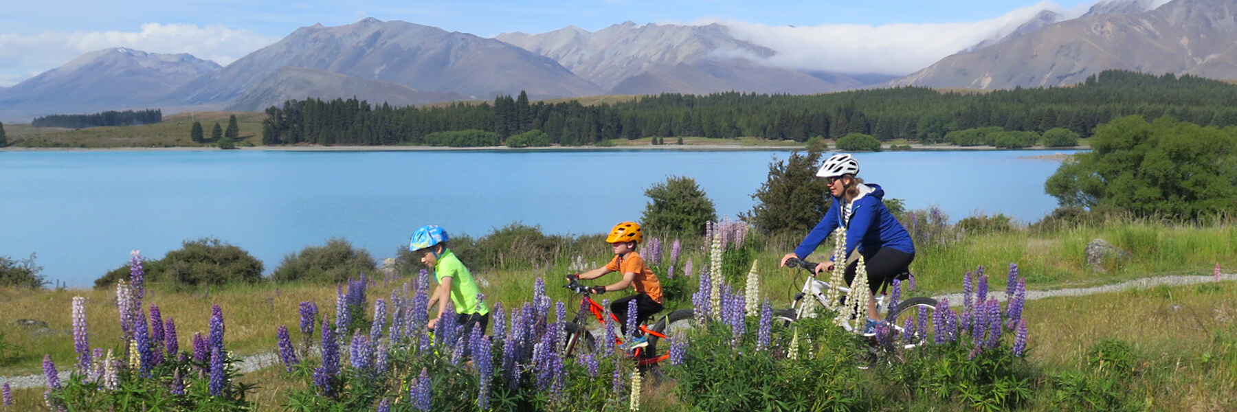 Cycling Tekapo